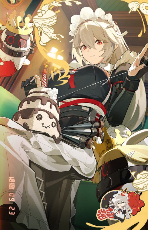 生日快乐丽娜丨优雅进行曲「和大家一起庆祝生日，但他们说什么都不让我亲自下厨