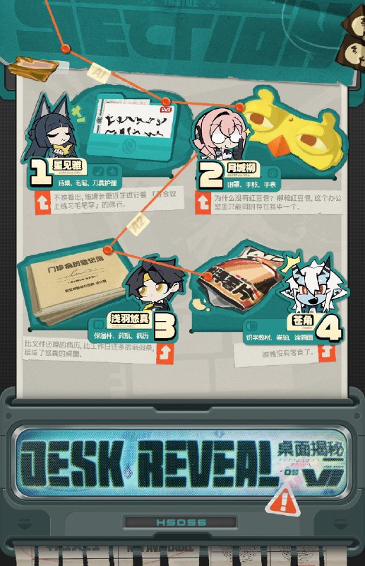 对空六课丨独家探访「非常感谢柳副课长为我们提供的珍贵的采访机会！」「诶？其他成员都在为前阵子的加班补觉，暂时无法接受采访吗...」「没关系！那就趁此机会，细致洞察一下对空六课的工作场所吧！」—— 欢迎来到新艾利都！——source @ZZZ_Game对空六课丨独家探访「非常感谢柳副课长为我们提供的珍贵的采访机会！」「诶？其他成员都在为前阵子的加班补觉，暂时无法接受采访吗...」「没关系！那就趁此机会，细致洞察一下对空六课的工作场所吧！」—— 欢迎来到新艾利都！——source @ZZZ_Game