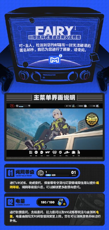 Fairy Library：菜单界面篇「这个，嗯，还有这个，都关掉！」「呃，铃，你确定要关闭UI进行这个游戏的挑战吗?」「嘿嘿，哥哥，看我一命通关吧！」「Fairy，打开录制，我还挺喜欢看游戏实况搞笑合集剪辑的，不过记得后期调成二倍...不，三倍速