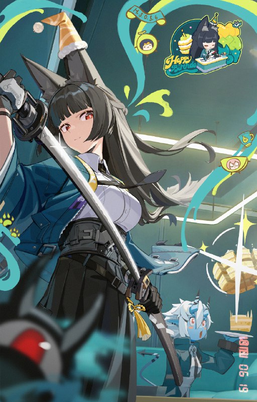 生日快乐雅丨于初夏成霜「今年也完成了，只用一刀完美切好蛋糕的修行