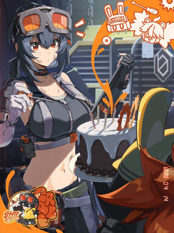 生日快乐格莉丝丨最优先事项「逻辑核心检修完毕，接下来是...阿全？还有小不点