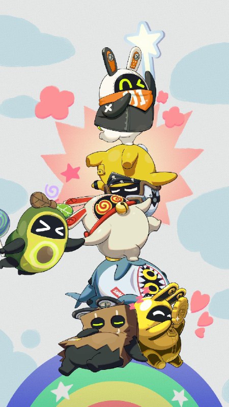 摘星奇布丨「嗯呢！嗯呢呢！（我来组成头部！）」source @ZZZ_Game