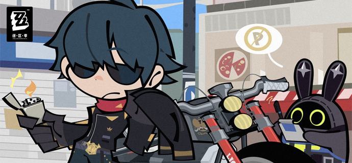 【丽都放大镜】莱特篇投稿人：治安布留言：嗯呢呢！嗯呢嗯呢！嗯呢...（这位市民！这里是禁停区域，不能在这里停车哦~！这位市民...请问听到我说话了吗...？耍帅不罚钱，但违章停车罚钱啊喂！）source @ZZZ_Game