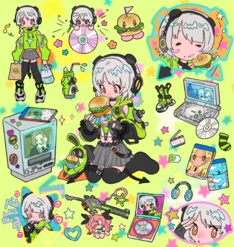 过塑手账丨汉堡，电影，爱「妮可老大说要劳逸结合，给我和比利放了无薪假期，不愧是天生的领导！」「多汁的蛋白质、爽脆的维生素配上松软的淀粉，汉堡就是餐饮界最伟大的蒙太奇！」「高潮迭起的同时又细腻深邃…嗯，大师之作