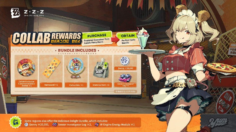 《美味大作战》 | 绝区零全球美味联动活动详情嗯呢嗯呢？（饿了吗？）新艾利都即将在2.0版本期间开启第一届环球《美味大作战》活动