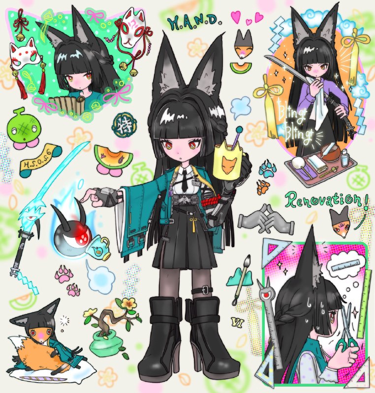 过塑手账丨想很多的一刀「保持毛发柔顺是场终身的修行