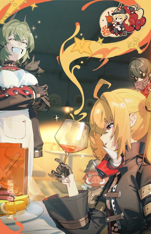 生日快乐露西丨食材不基础，器皿也不基础「凯撒！你这家伙到底在我珍藏的酒杯里放了什么…」「为了你的生日，我可是让柏妮思教了我一周呢，还是不合口味吗？」「就算你用上这只新艾利都限量十件的艺术品，也不会让没搅匀的燃油饮变美味！」「别这么刻薄嘛，要说限量，我这杯『寿比南瓜特调』别说外环了，全世界都只有一杯呢！」source @ZZZ_Game #生日贺图生日快乐露西丨食材不基础，器皿也不基础「凯撒！你这家伙到底在我珍藏的酒杯里放了什么…」「为了你的生日，我可是让柏妮思教了我一周呢，还是不合口味吗？」「就算你用上这只新艾利都限量十件的艺术品，也不会让没搅匀的燃油饮变美味！」「别这么刻薄嘛，要说限量，我这杯『寿比南瓜特调』别说外环了，全世界都只有一杯呢！」source @ZZZ_Game #生日贺图