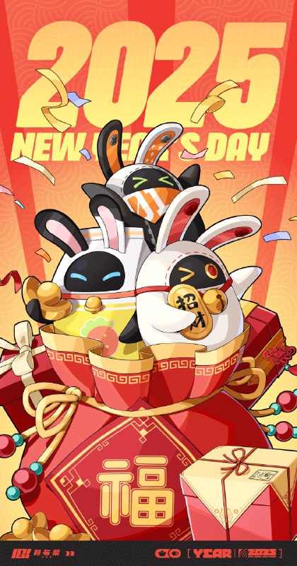 「喜迎元旦！」嗯呢嗯呢！今年有哞布陪市民朋友们度过一月一日呢，走过路过不如抓一只福袋回家哦！感谢各位市民朋友们的支持！佳节如期而至，邦布帮也达成B站300000粉丝成就啦！新的一年，敬请期待更多全新的妙趣创意~source @BangBooBang