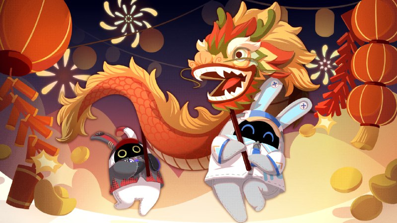 【有奖活动】绳匠们，新年快乐~绳匠们，新年快乐♪(^∇^*) o为了庆祝新年的到来，米仔和Type Ⅱ特意为绳匠们准备了舞龙表演哦！希望我们的表演可以给绳匠带来欢乐，嗯呢嗯呢！也祝绳匠们在新的一年里健康平安，事事顺利~米仔还为绳匠们准备了好多新年礼物，只要在评论区分享自己在新一年的目标，就有机会获得这些礼物啦~即日起 - 2024/2/16 23:59【实体周边】开奖时间：2024/2/19，在本活动帖内更新获奖名单