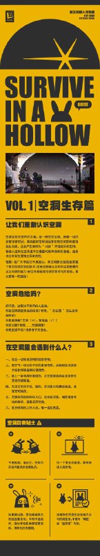转发：新艾利都入住指南 | “空洞”生存篇 转发：官方资讯亲爱的准市民朋友，想要获得完美的新艾利都游览体验，您必须了解“空洞”