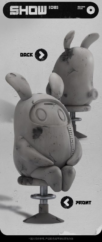 新品情报丨ART系列 邦布艺术藏品 等待风化Ver.「我们对世界的改变，最终悄然风化」 亲爱的绳匠，天猫「绝区零三Z官方旗舰店」、米游社「绝区零」商城将于4月11日21:00开启「ART系列 邦布艺术藏品 等待风化Ver.」的贩售