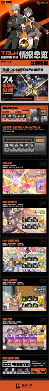 《绝区零》公测前瞻特别节目 | 情报总览《绝区零》公测前瞻特别节目 | 情报总览《绝区零》将于7月4日10:00开启全平台公测，7月2日开启预下载，期待与各位绳匠在六分街相见！更多节目内容和公测情报，请点击下方图片查看~—— 欢迎来到新艾利都！——▼ 公测福利登录即送30抽