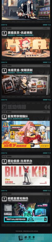 《绝区零》1.3版本前瞻特别节目 | 情报总览《绝区零》1.3版本「虚拟杀机」前瞻特别节目回顾长图 虚拟的考验，虚拟的街区