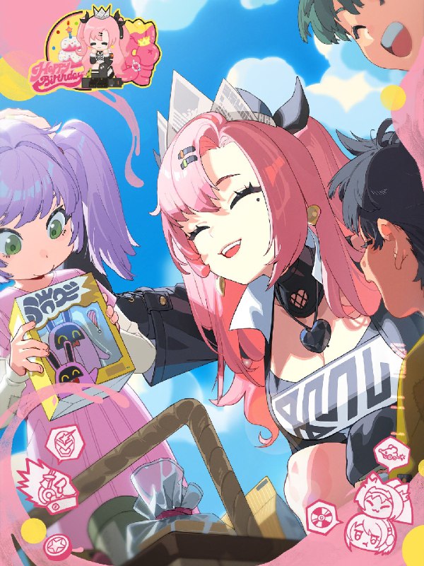 生日快乐妮可丨月亮与六丁尼「末日将临让幸存的主角突然意识到，比起世俗的成功，他更想完成儿时的梦想…」「哼哼，我们狡兔屋可不会面临这种两难，因为丁尼是我们一贯的目标！」「总之，谢谢绳匠请客，生日的免费电影果然是最好看的！」「不过今天，我还有个必须完成的委托，先告辞啦~」source @ZZZ_Game #生日快乐 #生日贺图 #妮可生日快乐妮可丨月亮与六丁尼「末日将临让幸存的主角突然意识到，比起世俗的成功，他更想完成儿时的梦想…」「哼哼，我们狡兔屋可不会面临这种两难，因为丁尼是我们一贯的目标！」「总之，谢谢绳匠请客，生日的免费电影果然是最好看的！」「不过今天，我还有个必须完成的委托，先告辞啦~」source @ZZZ_Game #生日快乐 #生日贺图 #妮可