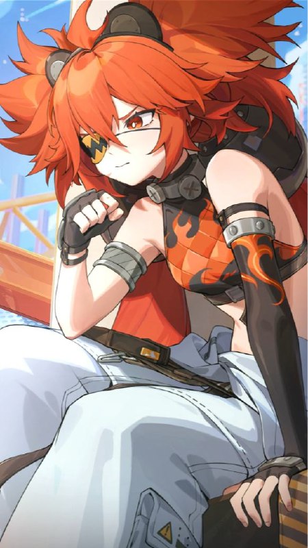 不可售影像 | 珂蕾妲「锤子需要休息休息，所以我才放在地上的…我一点都不累！」source @ZZZ_Game #不可售影像不可售影像 | 珂蕾妲「锤子需要休息休息，所以我才放在地上的…我一点都不累！」source @ZZZ_Game #不可售影像