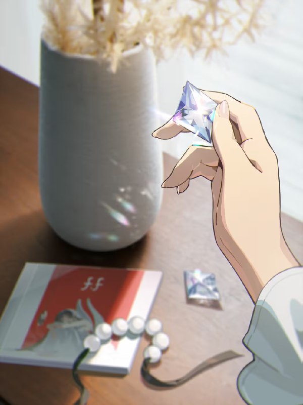 呜哇——这个也太漂亮了！亮晶晶的——真想把全世界的亮晶晶都买下来啊source @YaoJiayin