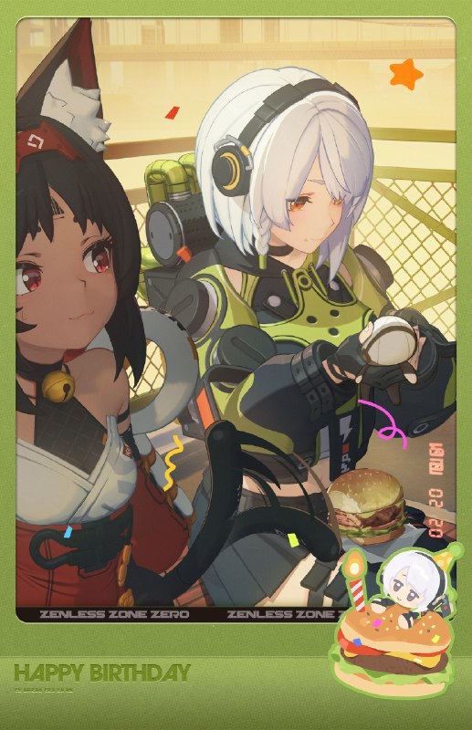 生日快乐安比丨零号 · 生日礼物「喵呜...那个...安比，有个东西...要给你