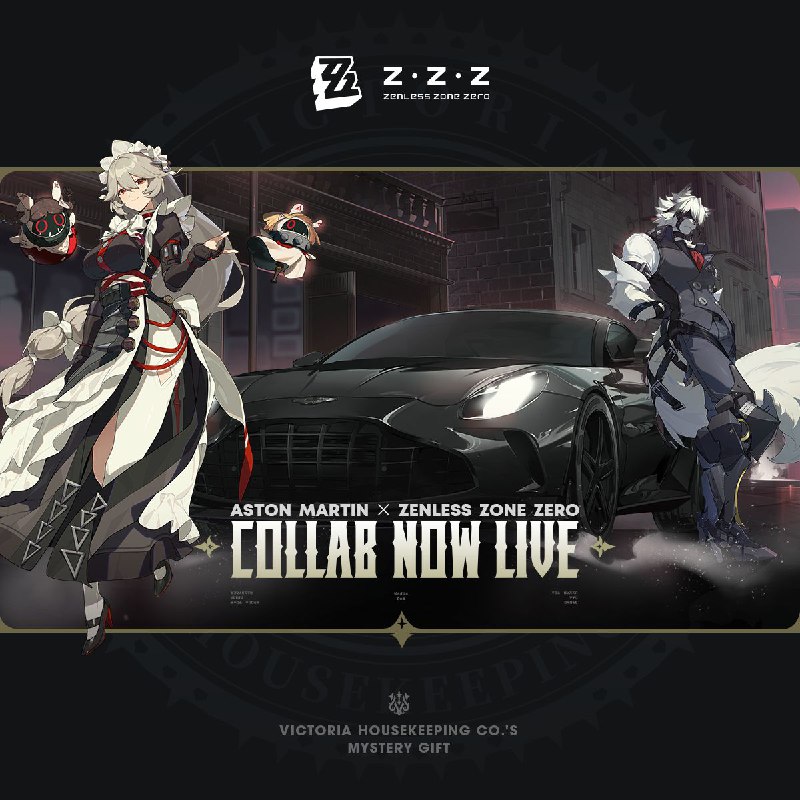 Aston Martin × Zenless Zone Zero collaboration officially begins!