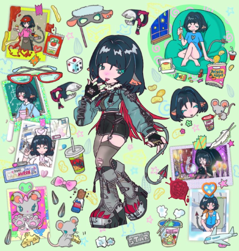 过塑手账丨演鼠的故事「您好，尊敬的旅客，有什么可以帮到您~」「这个牌面…不太妙啊