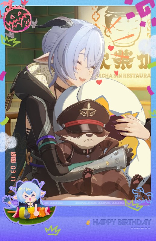 生日快乐卢西娅丨抱紧处理「哇！阿釜——还有小雷蛛！！谢谢大家！我很喜欢！！」「哇~不仅还原了雷蛛精致娇小的身形，还优化了外壳的手感和光泽，摸起来好舒服…」「甚至——抱紧的话，还会播放音效！！」 「…哦原来是阿釜在叫啊真是不好意思…」source @ZZZ_Game #生日贺图生日快乐卢西娅丨抱紧处理「哇！阿釜——还有小雷蛛！！谢谢大家！我很喜欢！！」「哇~不仅还原了雷蛛精致娇小的身形，还优化了外壳的手感和光泽，摸起来好舒服…」「甚至——抱紧的话，还会播放音效！！」 「…哦原来是阿釜在叫啊真是不好意思…」source @ZZZ_Game #生日贺图