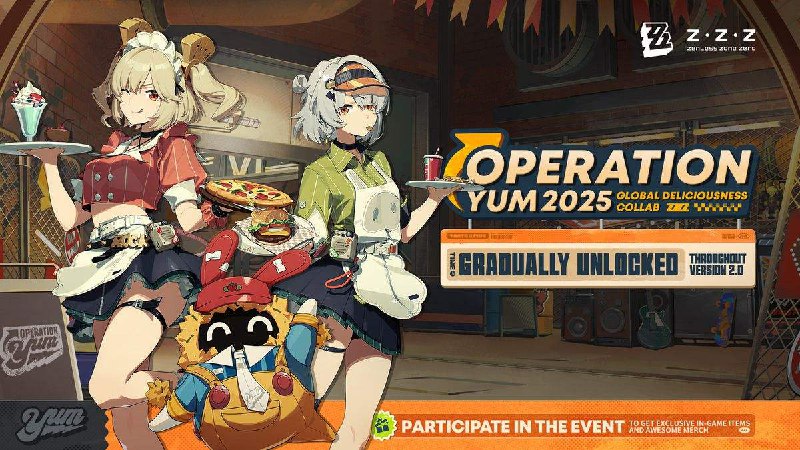 《美味大作战》 | 绝区零全球美味联动活动详情嗯呢嗯呢？（饿了吗？）新艾利都即将在2.0版本期间开启第一届环球《美味大作战》活动