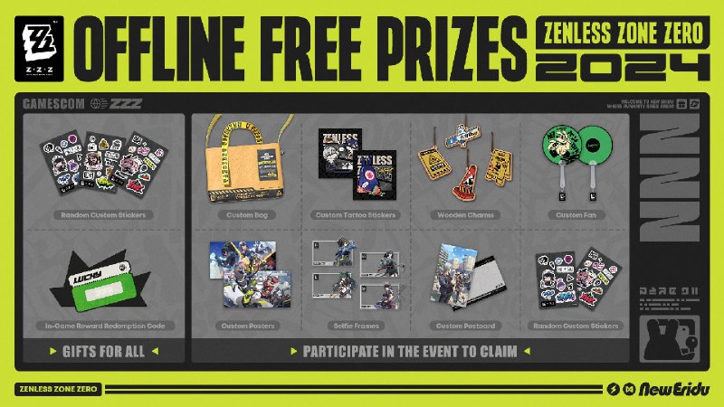 Zenless Zone Zero gamescom 2024 booth directionsDear Proxy, take this map! We'll see you at gamescom!Click on our official website for more info about our booth and prizes: