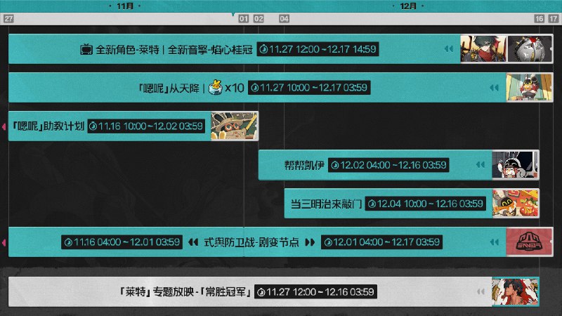 1.3 下半家庭活动日历@ZZZ_Game #活动日历
