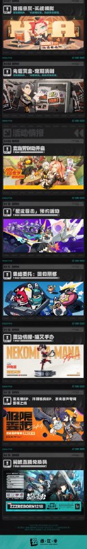 《绝区零》1.4版本前瞻特别节目 | 情报总览《绝区零》1.4版本「星流霆击」前瞻特别节目回顾长图 星沉月落，黎明如歌