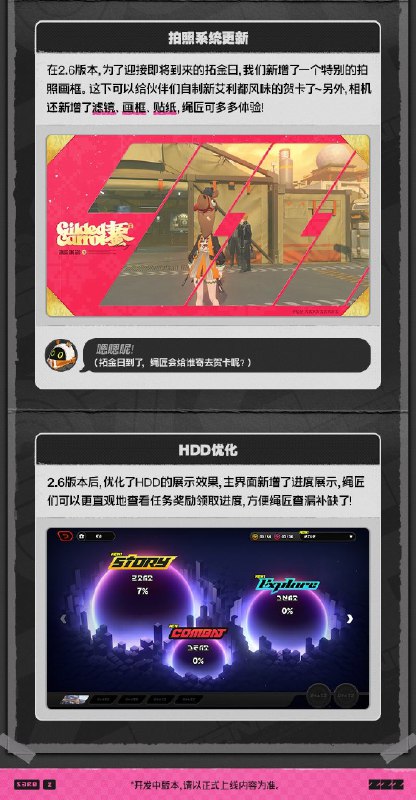 丽都修葺漫谈Vol.8：系统与玩法更新篇绳匠们好！本期为大家带来的是2.6版本系统与玩法更新的内容，一起来看看吧！source @ZZZ_Game #丽都修葺漫谈丽都修葺漫谈Vol.8：系统与玩法更新篇绳匠们好！本期为大家带来的是2.6版本系统与玩法更新的内容，一起来看看吧！source @ZZZ_Game #丽都修葺漫谈