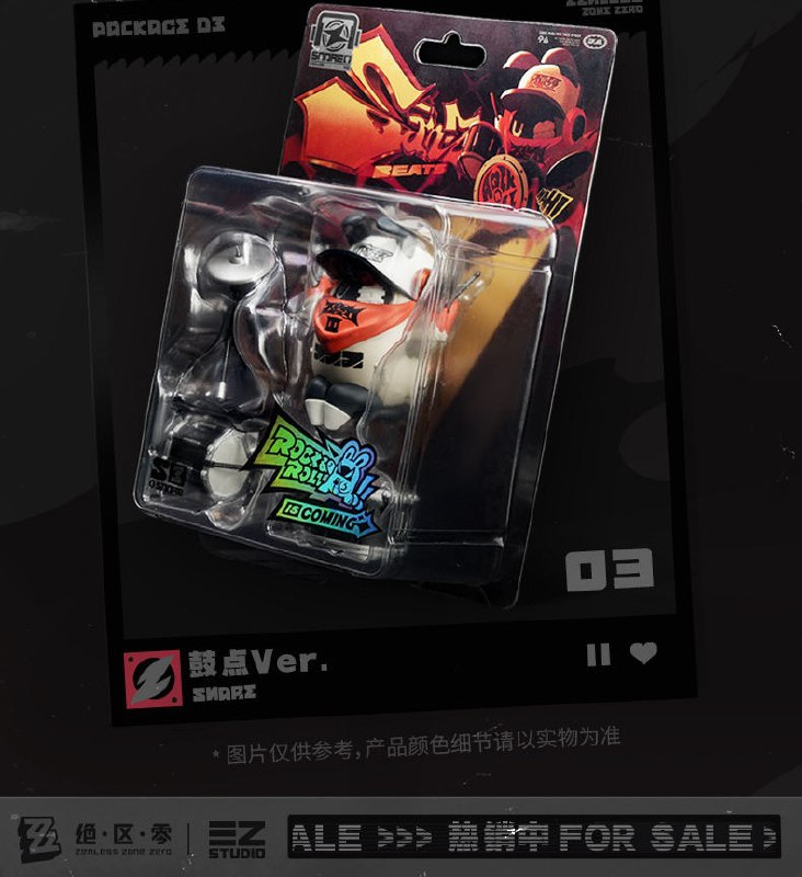 新品情报丨潮音系列 邦布艺术吊卡它们的原型是设计师乙的合作乐队中的成员，也是「三Z设计工作室」旗下邦布服装品牌的代言布