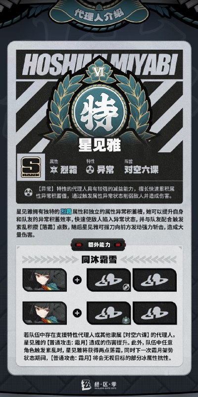 代理人机制介绍：星见雅篇更新即将完成…资料库中已收录代理人【星见雅】的战斗相关信息，重点内容解析完毕，请查收