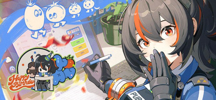 生日快乐朱鸢丨好的计划允许惊喜发生「今…今天是我的生日？！」「谢谢！等我忙完手上的…」「啊不，我现在就来！去会议室吧，叫上大家一起来吃蛋糕~」source @ZZZ_Game生日快乐朱鸢丨好的计划允许惊喜发生「今…今天是我的生日？！」「谢谢！等我忙完手上的…」「啊不，我现在就来！去会议室吧，叫上大家一起来吃蛋糕~」source @ZZZ_Game