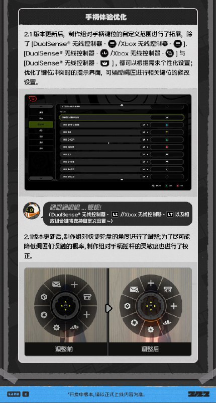 丽都修葺漫谈vol5:系统迭代篇绳匠们好！本期为大家带来的是2.1版本系统向的迭代内容介绍，一起来看看吧！以上为本期「丽都修葺漫谈Vol.5：系统迭代篇」的全部内容，欢迎绳匠们继续通过各类官方反馈渠道，向我们说出你的想法！source @ZZZ_Game丽都修葺漫谈vol5:系统迭代篇绳匠们好！本期为大家带来的是2.1版本系统向的迭代内容介绍，一起来看看吧！以上为本期「丽都修葺漫谈Vol.5：系统迭代篇」的全部内容，欢迎绳匠们继续通过各类官方反馈渠道，向我们说出你的想法！source @ZZZ_Game
