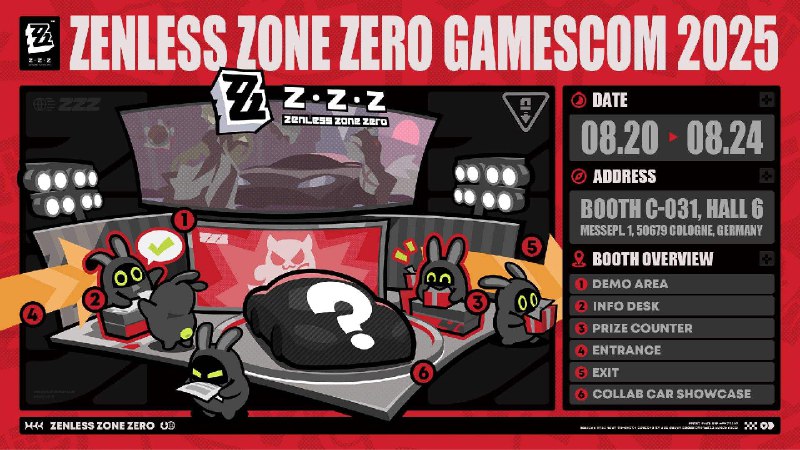 Zenless Zone Zero gamescom 2025 Explorer's Guide Dear Proxy, keep this Zenless Zone Zero gamescom 