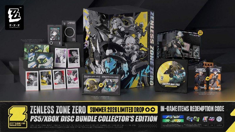 Pre-Orders for the Zenless Zone Zero Collector's Edition Gift Box Now Open! Thank you for your patience, Proxies! This one's for you. 📦Get your first full look at the Zenless Zone Zero Collector's Box — packaging, exclusive collectibles, and all the details revealed.Arriving Summer 2026 | In Limited QuantitiesPre-orders are live — secure yours before they're gone!More availability and launch details coming soon. 🔔source @ZZZ_GamePre-Orders for the Zenless Zone Zero Collector's Edition Gift Box Now Open! Thank you for your patience, Proxies! This one's for you. 📦Get your first full look at the Zenless Zone Zero Collector's Box — packaging, exclusive collectibles, and all the details revealed.Arriving Summer 2026 | In Limited QuantitiesPre-orders are live — secure yours before they're gone!More availability and launch details coming soon. 🔔source @ZZZ_Game